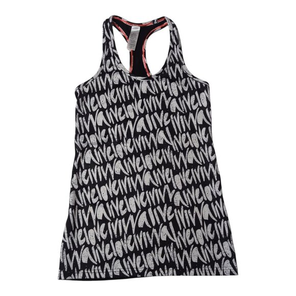 Iviva Racerback Tank Top Allover Print Athletic Activewear Sporty - Picture 1 of 5